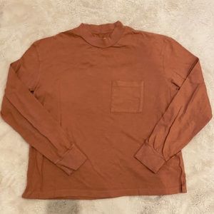 Madewell pink long sleeve